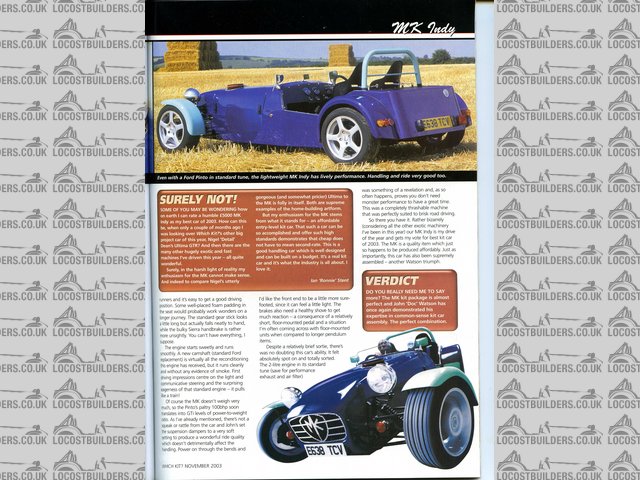 Which Kit Nov 03 MK Indy Build Page4